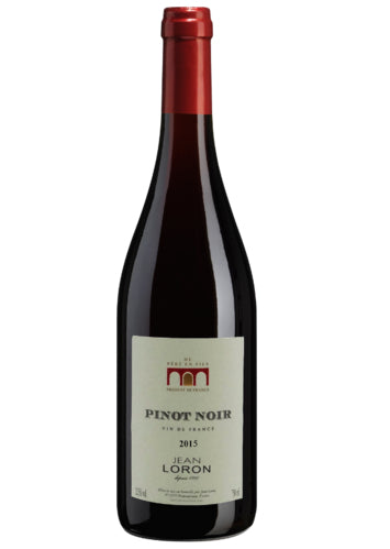 Jean Loron Pinot Noir Vin de France 2024 (1x75cl) TwoMoreGlasses.com- Two More Glasses
