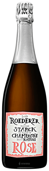 Louis Roederer Brut Nature Rose 2015 by Philippe Starck (1x75cl)