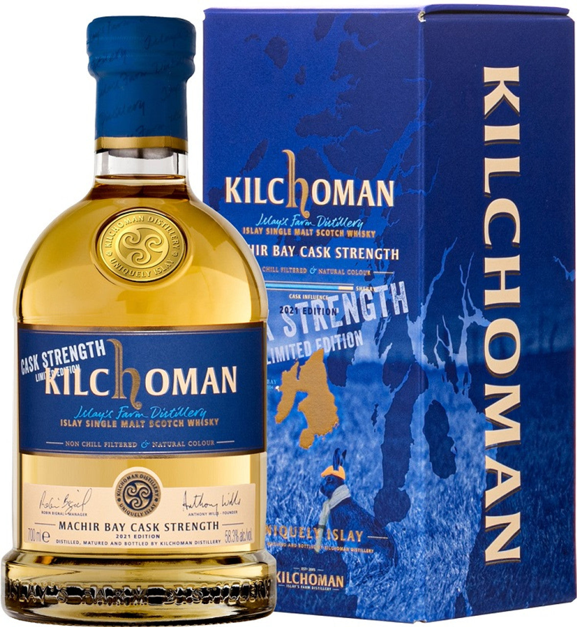 Kilchoman Machir Bay Cask Strength Single Malt Whisky 2021 (1x70cl)