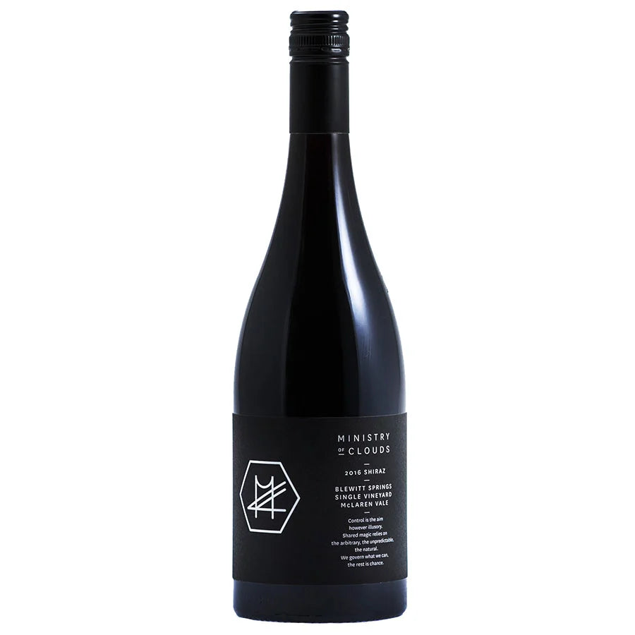 Ministry of Clouds Single Vineyard Shiraz Blewitt Springs McLaren Vale 2018 (1x75cl) TwoMoreGlasses.com- Two More Glasses