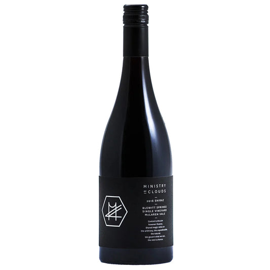 Ministry of Clouds Single Vineyard Shiraz Blewitt Springs McLaren Vale 2018 (1x75cl) TwoMoreGlasses.com- Two More Glasses