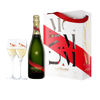 G. H. Mumm Cordon Rouge Brut NV Twin Flute Gift Set (1x75cl)