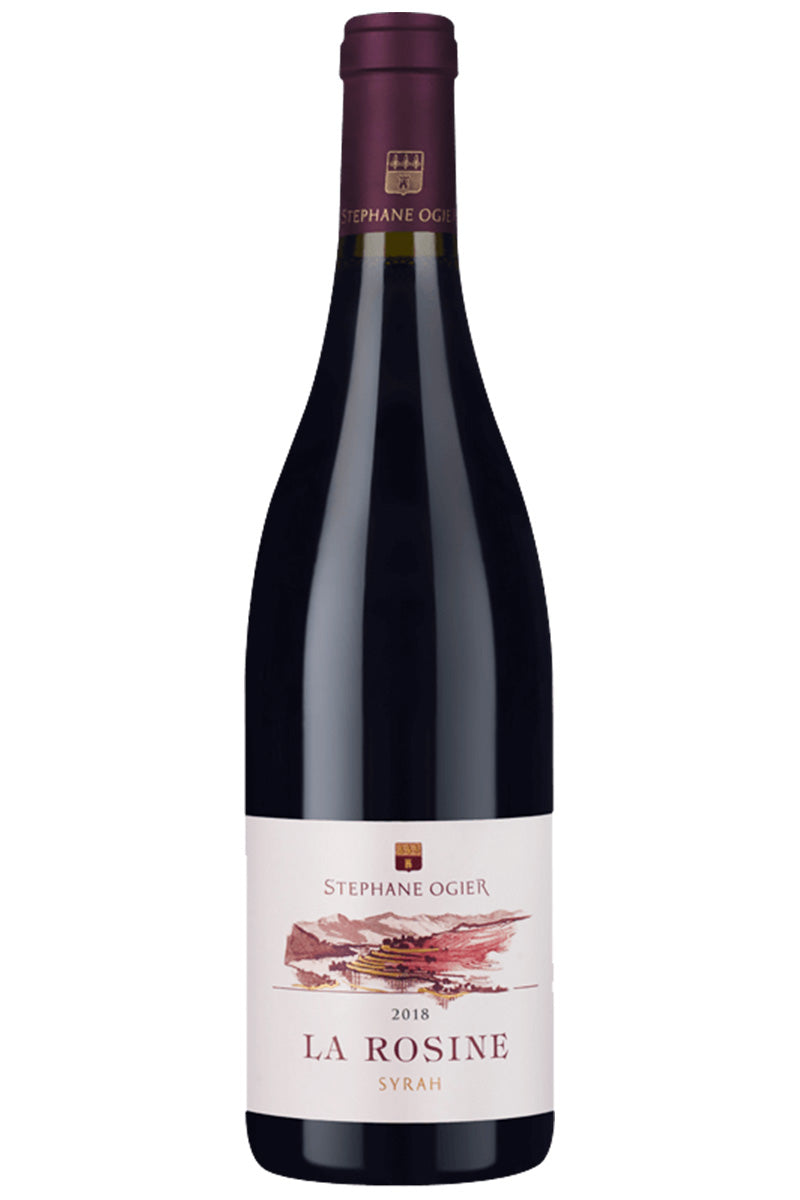Michel & Stephane Ogier La Rosine Syrah Collines Rhodaniennes IGP 2020 (1x75cl) TwoMoreGlasses.com- Two More Glasses
