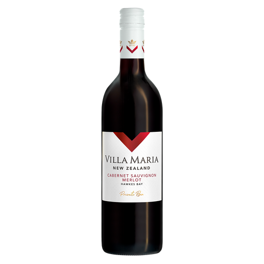 Villa Maria Private Bin Hawkes Bay Merlot Cabernet Sauvignon 2019 (1x75cl) TwoMoreGlasses.com- Two More Glasses