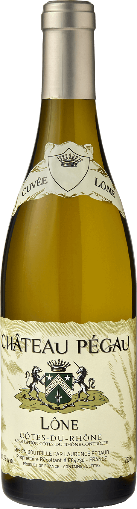 Chateau Pegau, Cotes du Rhone Blanc Cuvee Lone 2024 (1x75cl) TwoMoreGlasses.com- Two More Glasses
