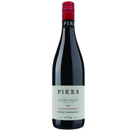 Pikes Los Companeros Shiraz Tempranillo 2020 (1x75cl) TwoMoreGlasses.com- Two More Glasses