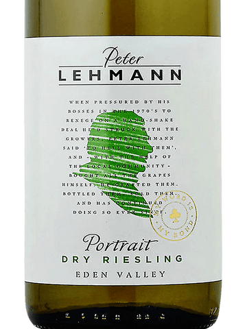 Peter Lehmann Portrait Eden Valley Dry Riesling 2023 (1x75cl) TwoMoreGlasses.com- Two More Glasses