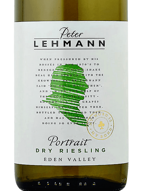 Peter Lehmann Portrait Eden Valley Dry Riesling 2023 (1x75cl) TwoMoreGlasses.com- Two More Glasses