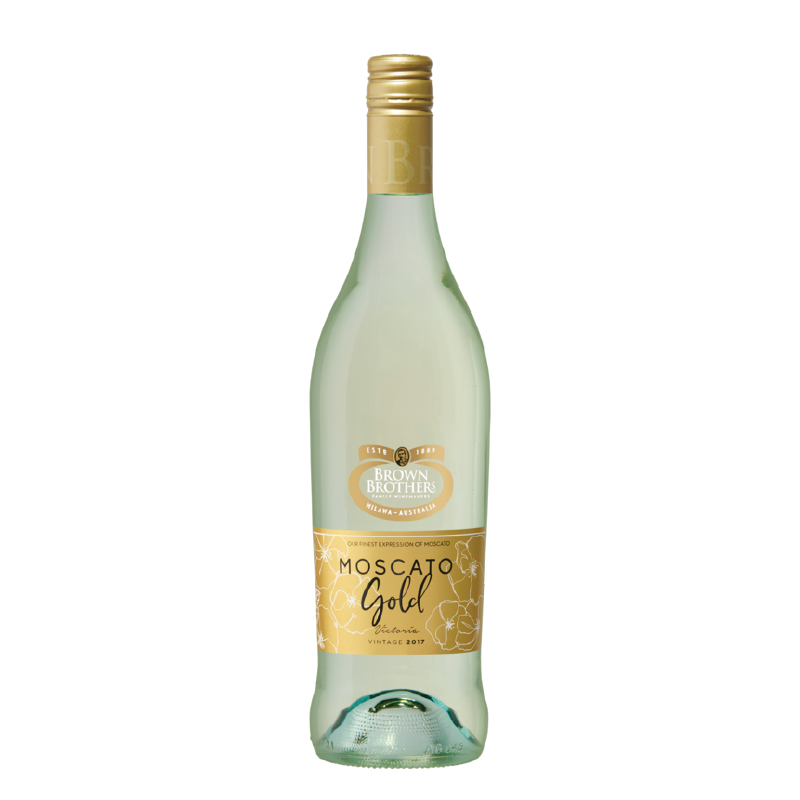 Brown Brothers Moscato Gold 2019 (1x75cl) TwoMoreGlasses.com- Two More Glasses