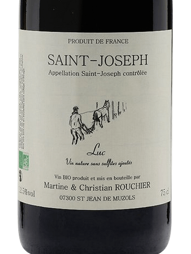 Domaine Martine Rouchier Luc Saint-Joseph AOP 2018 (1x75cl) TwoMoreGlasses.com- Two More Glasses