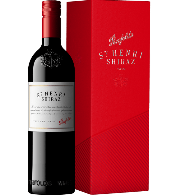 Penfolds St Henri Shiraz 2018 with Giftbox (1x75cl) - TwoMoreGlasses.com