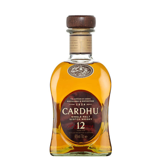 Cardhu 12 Year Old 40% (1x70cl) TwoMoreGlasses.com- Two More Glasses