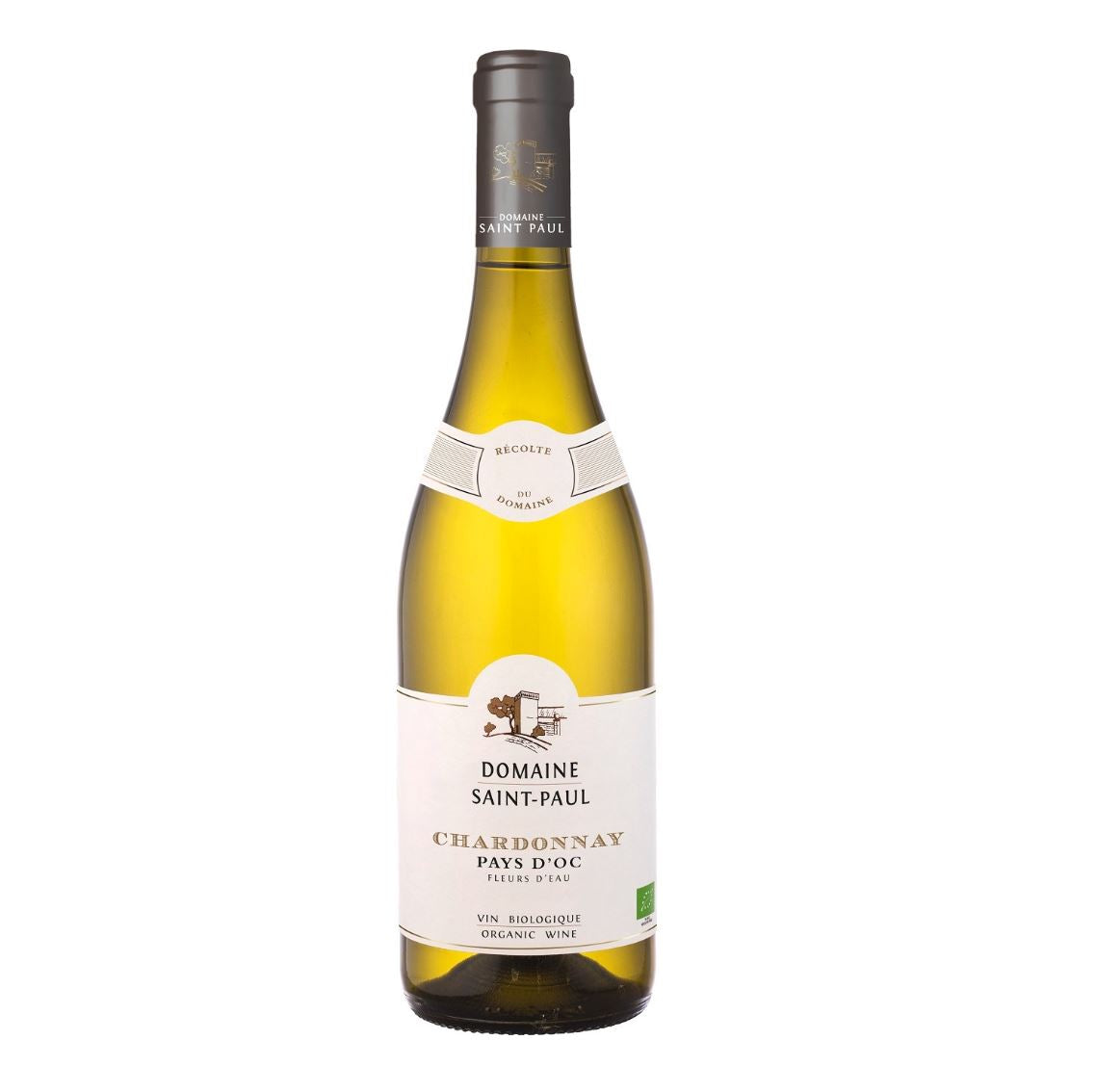 Domaine Saint Paul Fleur d'eau Chardonnay 2024 (1x75cl) TwoMoreGlasses.com- Two More Glasses