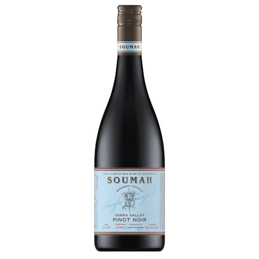 Soumah Single Vineyard Hexham Pinot Noir 2023 (1x75cl) TwoMoreGlasses.com- Two More Glasses