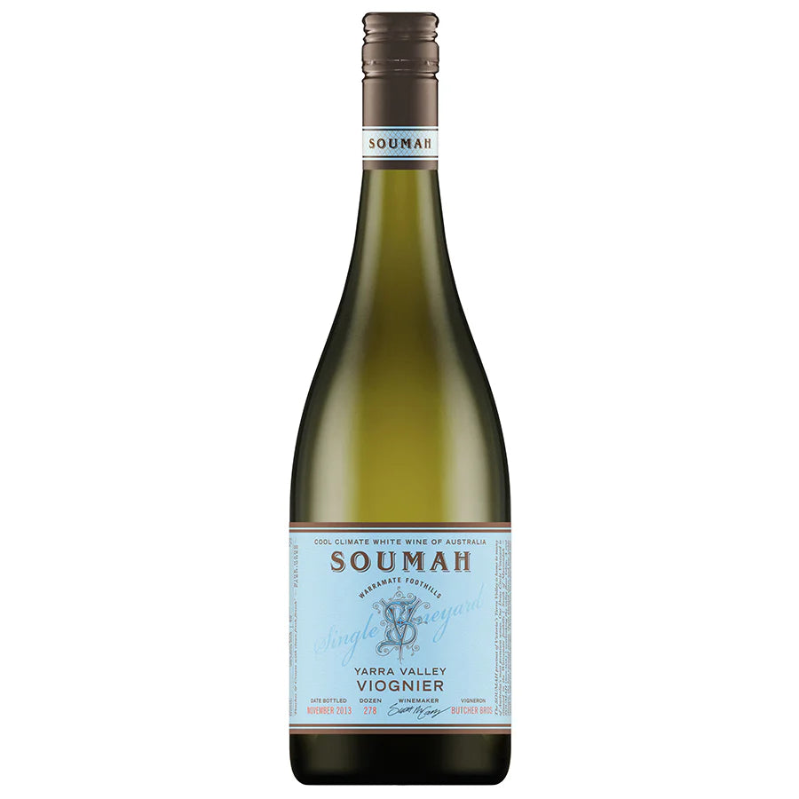 Soumah Single Vineyard Hexham Viognier 2024 (1x75cl) TwoMoreGlasses.com- Two More Glasses