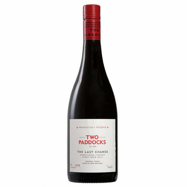 TWO PADDOCKS WINES Last Chance Pinot Noir 2022 (1x75cl) TwoMoreGlasses.com- Two More Glasses