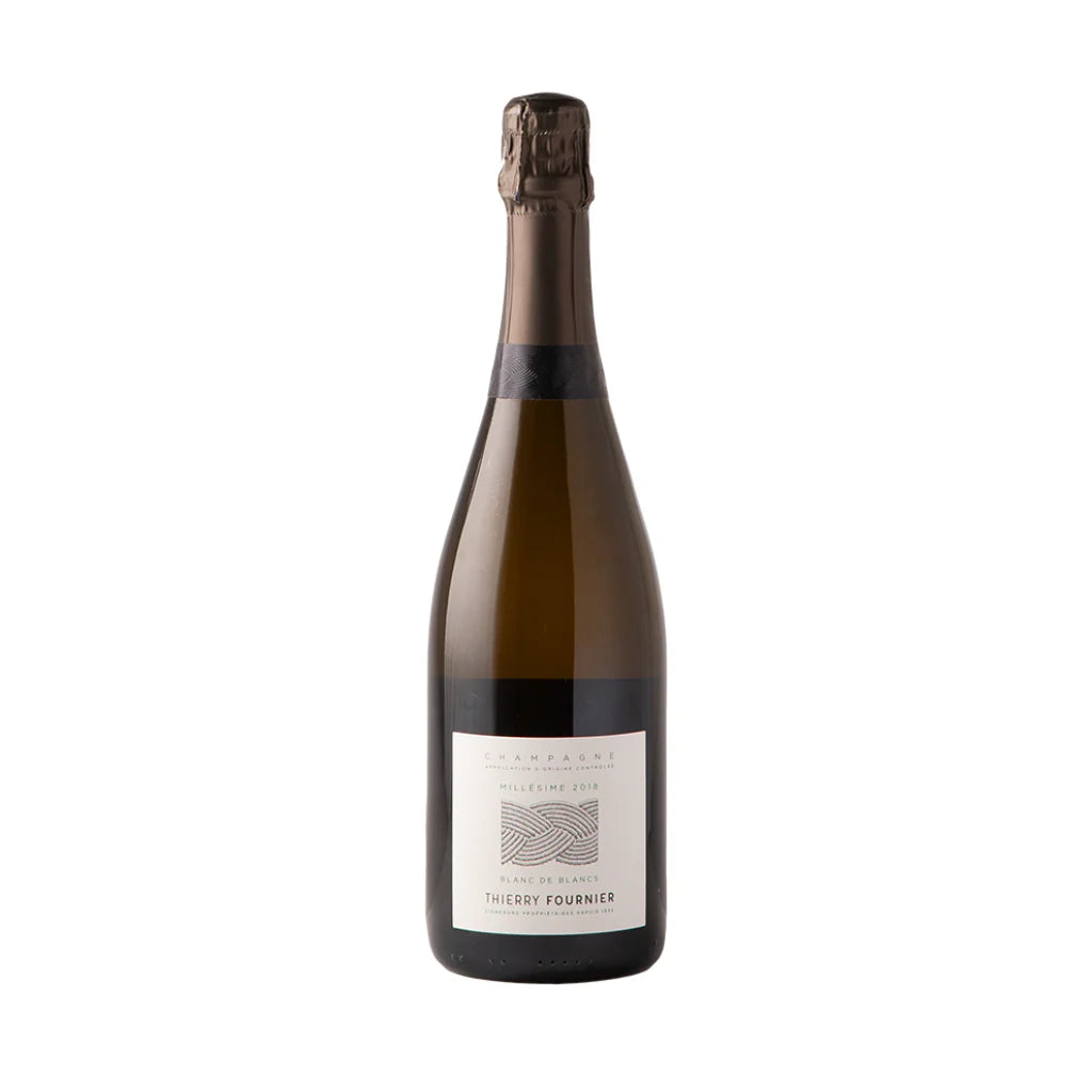 Champagne Thierry Fournier, Blanc de Blancs Millesime 2018 (1x75cl) TwoMoreGlasses.com- Two More Glasses