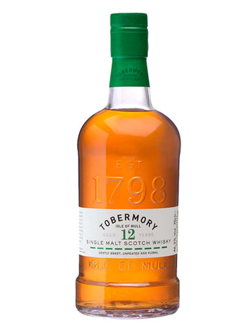 Tobermory 12 Year Old 46.3%  (1x70cl) TwoMoreGlasses.com- Two More Glasses