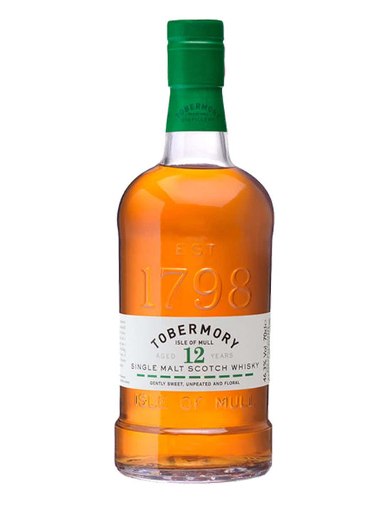 Tobermory 12 Year Old 46.3%  (1x70cl) TwoMoreGlasses.com- Two More Glasses