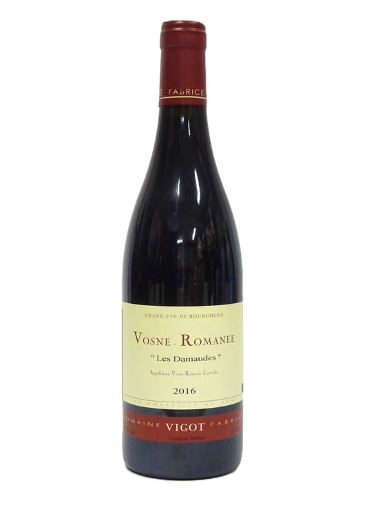 Domaine Vigot Fabrice - Vosne Romanee Les Damaudes 2016 (1x75cl) TwoMoreGlasses.com- Two More Glasses