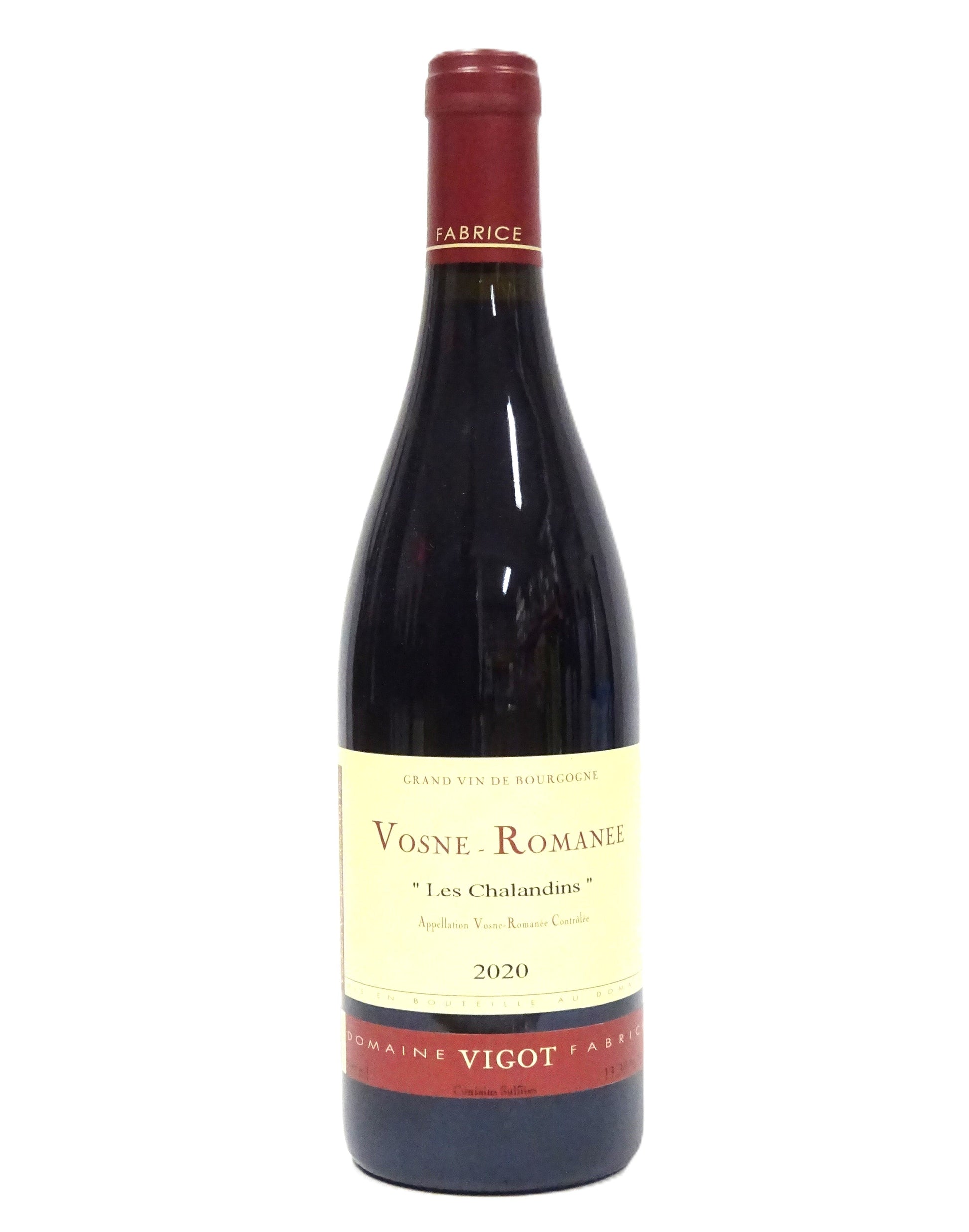 Domaine Vigot Fabrice - Vosne Romanee Les Chalandins 2013 (1x75cl) TwoMoreGlasses.com- Two More Glasses