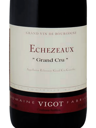 Domaine Vigot Fabrice - Echezeaux Grand Cru 2013 (1x75cl) TwoMoreGlasses.com- Two More Glasses