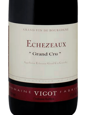Domaine Vigot Fabrice - Echezeaux Grand Cru 2012 (1x75cl) TwoMoreGlasses.com- Two More Glasses