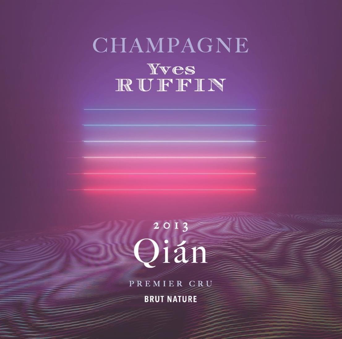 Champagne Yves Ruffin, Cuvee Qian Premier Cru Brut Nature 2013 (1x75cl)