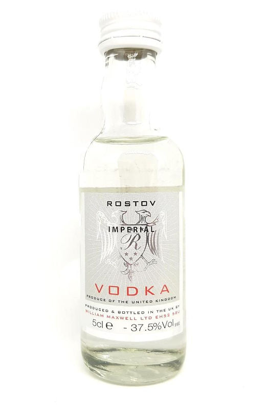 Rostov Imperial Vodka 43% (1x100cl) TwoMoreGlasses.com- Two More Glasses