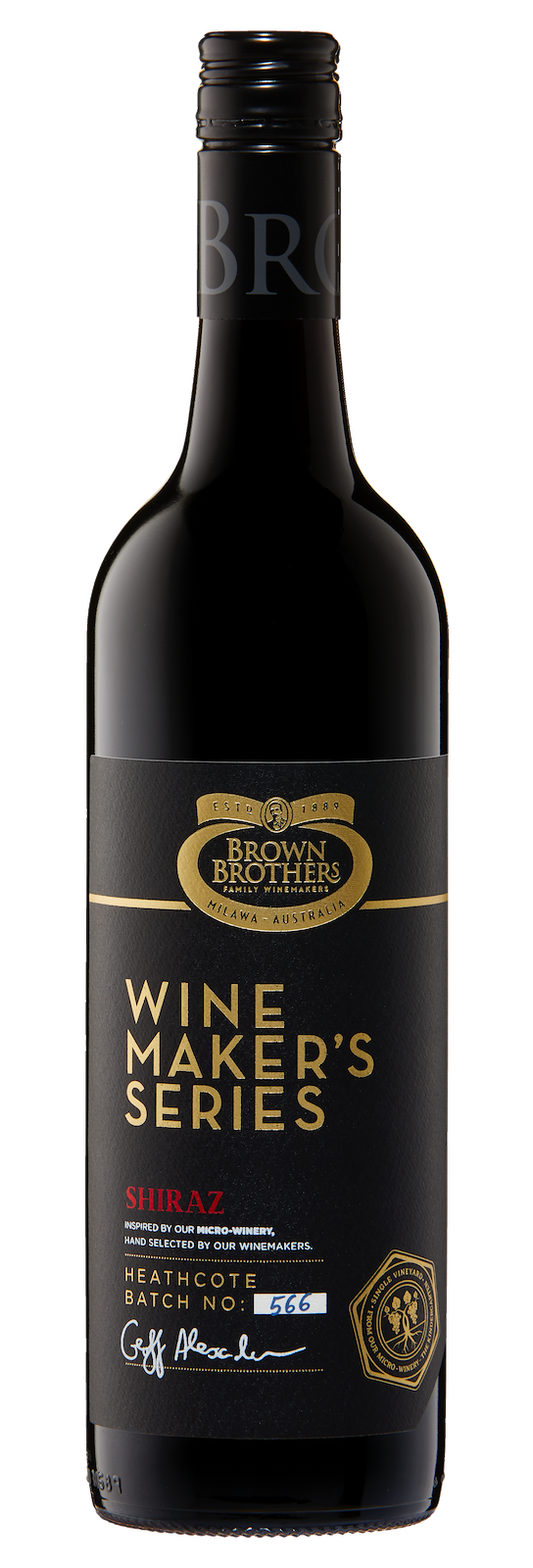 Brown Brothers Winemaker's Series Shiraz 2019 (1x75cl) TwoMoreGlasses.com- Two More Glasses
