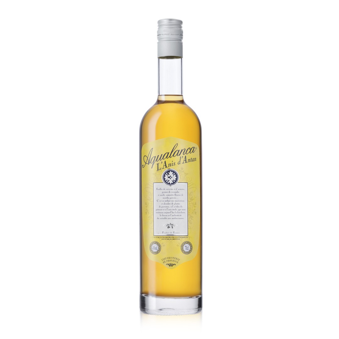Liquoristerie de Provence "Aqualanca" L'Anis d'Antan 45% (1x70cl) TwoMoreGlasses.com- Two More Glasses