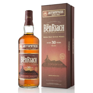 BenRiach Authenticus 30 Year 46% (1x50cl) TwoMoreGlasses.com- Two More Glasses