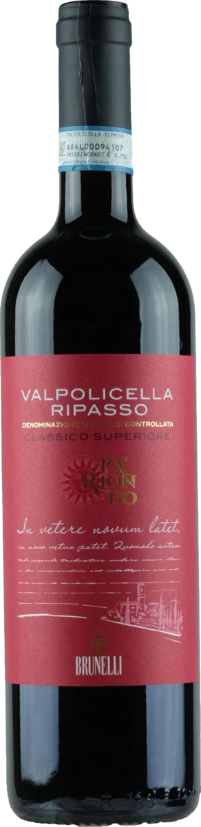 Brunelli Vino Rosso Valpolicella Ripasso DOC Classico 2021 (6x75cl)
