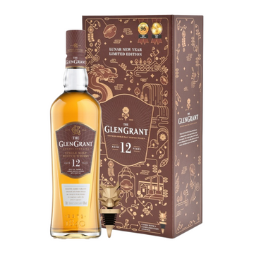 Glen Grant 12 Years Old Single Malt Scotch Whisky Year of the Dragon Gift box (1x70cl)
