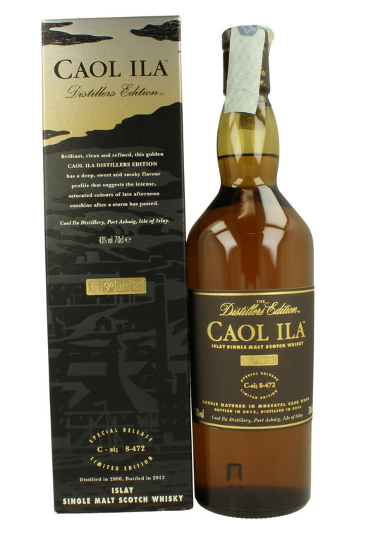 Caol Ila The Distillers Edition 43% 2000 (bottled in 2012) (1x70cl) TwoMoreGlasses.com- Two More Glasses