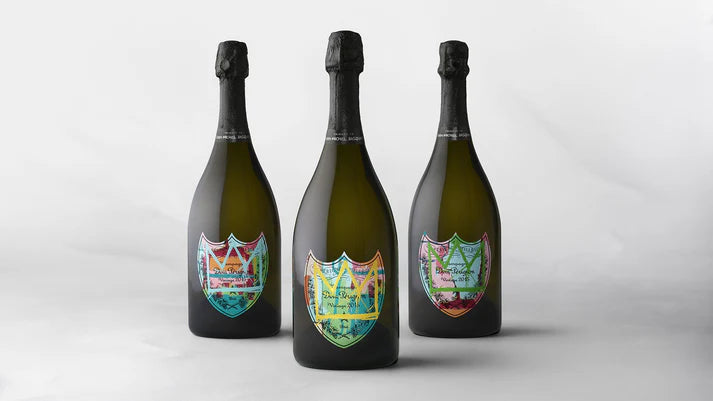 Dom Perignon Vintage 2015 Jean-Michel Basquiat Special Edition (Set of 3) (3x75cl) TwoMoreGlasses.com- Two More Glasses
