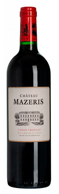 Chateau Mazeris, Canon Fronsac 2001 (1x75cl) TwoMoreGlasses.com- Two More Glasses