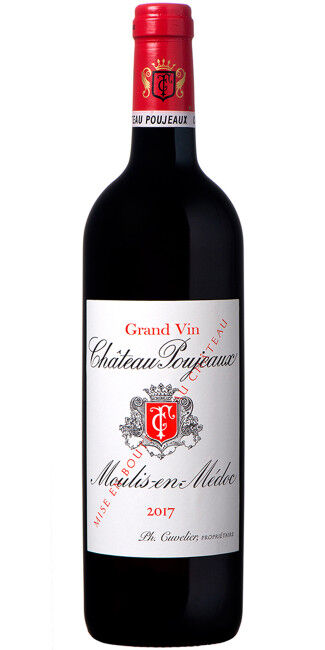 Chateau Poujeaux 2017 (1x75cl) TwoMoreGlasses.com- Two More Glasses