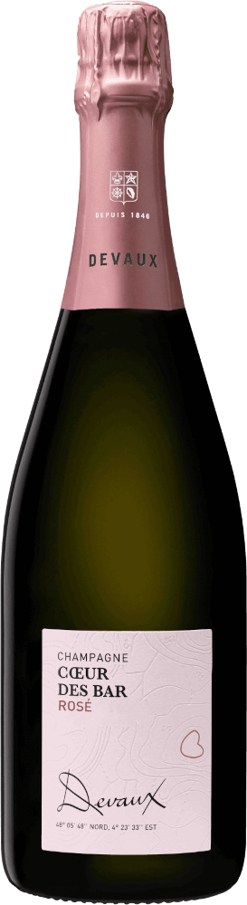 Devaux Coeur des Bar Rose NV (1x75cl) TwoMoreGlasses.com- Two More Glasses