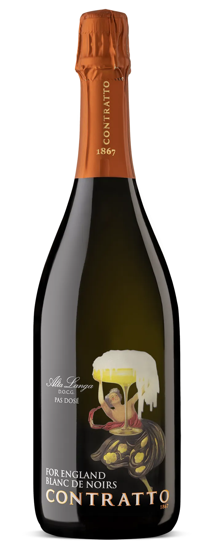 Contratto For England Blanc de Noir Pas Dose 2018 (1x75cl)