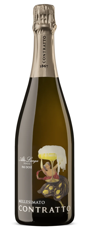 Contratto Millesimato Pas Dose 2021 (1x75cl) TwoMoreGlasses.com- Two More Glasses
