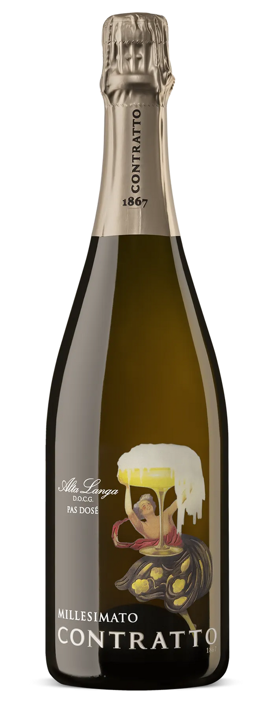 Contratto Millesimato Pas Dose 2021 (1x75cl) TwoMoreGlasses.com- Two More Glasses