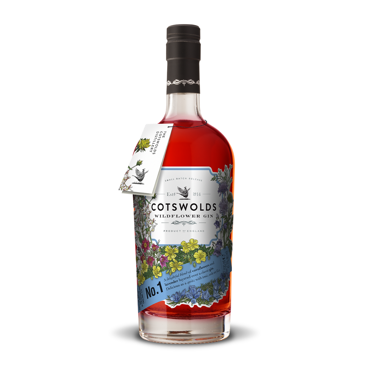 Cotswolds Wildflower Gin No. 1 41.7% (1x70cl) TwoMoreGlasses.com- Two More Glasses