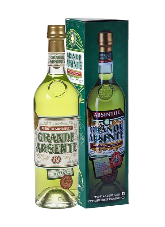 Distilleries et Domaines de Provence "Grande Absente" Absinthe Bitter 69% (1x70cl) TwoMoreGlasses.com- Two More Glasses