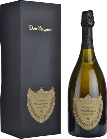 Dom Perignon 2015 with gift box (1x75cl) TwoMoreGlasses.com- Two More Glasses