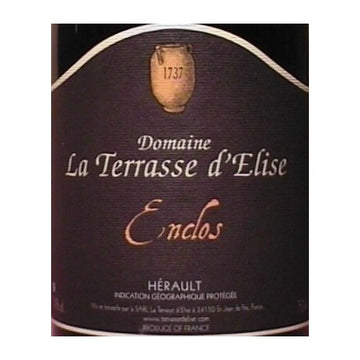 Domaine La Terrasse d'Elise「L'Enclos」IGP Pays d'Herault Rouge 2021 年 (1x75cl)