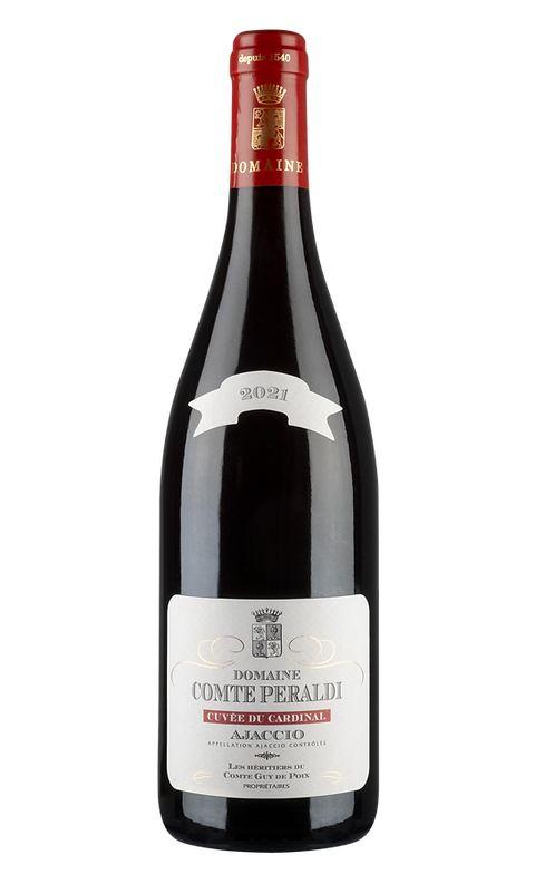 Domaine Comte Peraldi Ajaccio "Cuvee du Cardinal" Rouge 2016 (1x75cl) TwoMoreGlasses.com- Two More Glasses