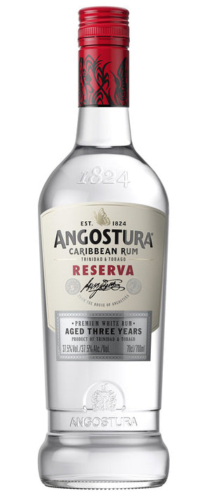 Angostura Reserva 3YO Caribbean Rum 1L NV (1x100cl) TwoMoreGlasses.com- Two More Glasses