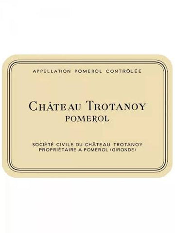 Chateau Trotanoy, Pomerol 1992 (1x150cl)