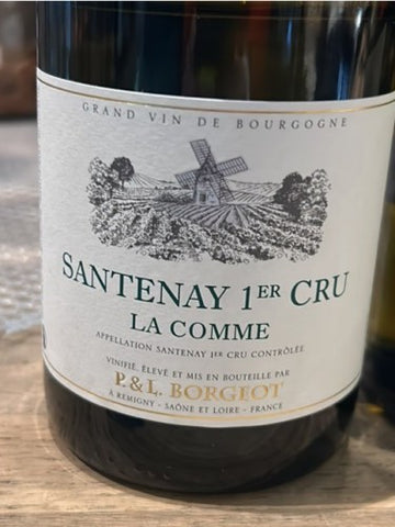 BORGEOT, Santenay 1er Cru La Comme Blanc 2020 (1x75cl) TwoMoreGlasses.com- Two More Glasses